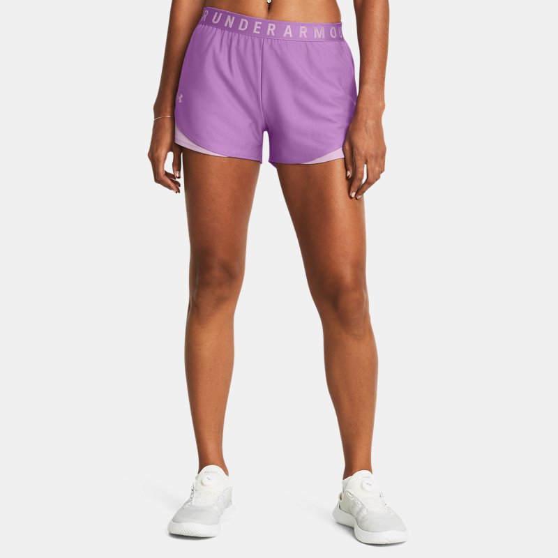 Damesshorts Under Armour Play Up 3.0 Provence Purper / Purper Ace / Purper Ace XL